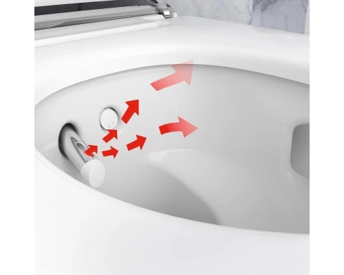 Унитаз подвесной Geberit AquaClean mera comfort 146.214.11.1 с функцией биде и системой удаления запахов
