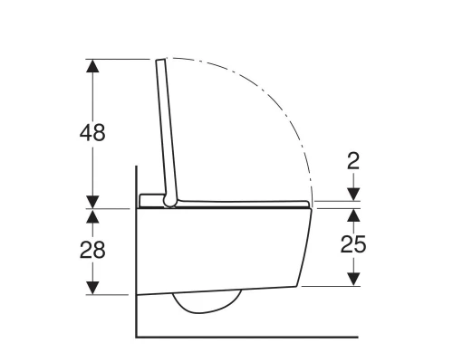 Подвесной унитаз-биде Geberit AquaClean Sela 146.224.11.1, альпийский белый