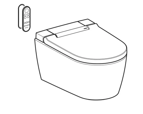 Подвесной унитаз-биде Geberit AquaClean Sela 146.224.11.1, альпийский белый