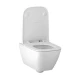 Подвесной унитаз Geberit Smyle Square 500.685.01.1 Rimfree, безободковый с крышкой-сиденьем микролифт