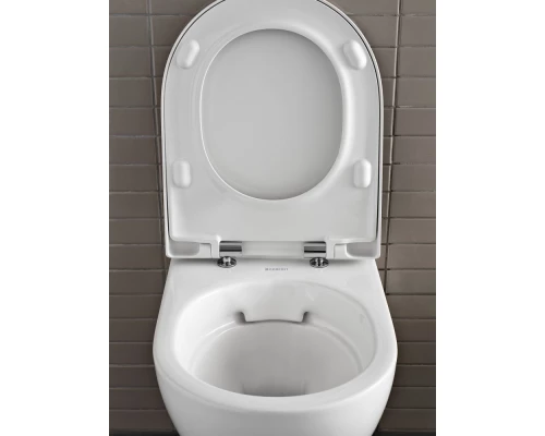 Инсталляция Geberit с безободковым унитазом Geberit Acanto Rimfree, 500.301.KJ.A, сиденье микролифт, комплект Идеальная пара