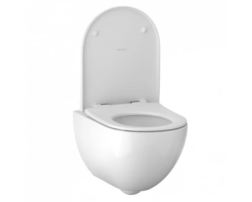 Инсталляция Geberit с безободковым унитазом Geberit Acanto Rimfree, 500.301.KJ.A, сиденье микролифт, комплект Идеальная пара