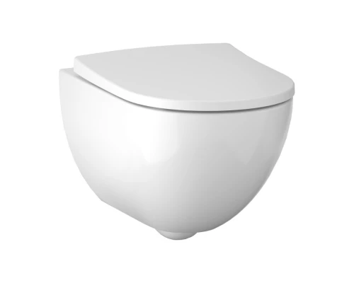 Инсталляция Geberit с безободковым унитазом Geberit Acanto Rimfree, 500.301.KJ.A, сиденье микролифт, комплект Идеальная пара