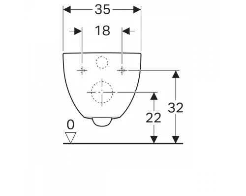 Инсталляция Geberit с безободковым унитазом Geberit Acanto Rimfree, 500.301.KJ.A, сиденье микролифт, комплект Идеальная пара