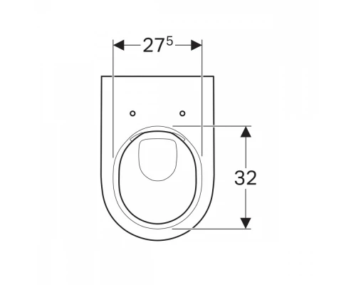 Инсталляция Geberit с безободковым унитазом Geberit Acanto Rimfree, 500.301.KJ.A, сиденье микролифт, комплект Идеальная пара