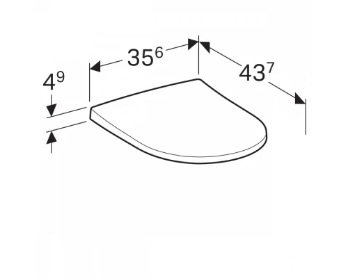 Инсталляция Geberit с безободковым унитазом Geberit Acanto Rimfree, 500.301.KJ.A, сиденье микролифт, комплект Идеальная пара