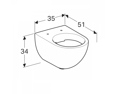 Инсталляция Geberit с безободковым унитазом Geberit Acanto Rimfree, 500.301.KJ.A, сиденье микролифт, комплект Идеальная пара