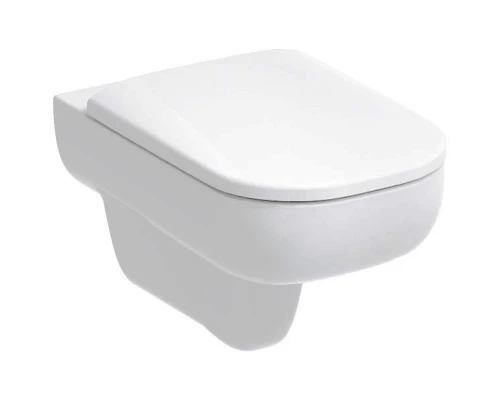 Подвесной унитаз Geberit Smyle, безободковый, белый, 500.210.01.1