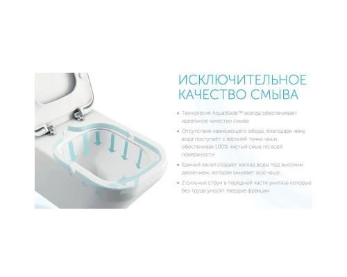 Подвесной унитаз Ideal Standard Strada II AquaBlade® T359601, безободковый, сиденье с микролифтом