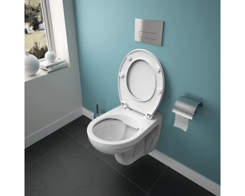 Инсталляция Ideal Standard ProSys Eco Frame M W660101 с унитазом Eurovit Rimless безободковый Cut Rimless c сиденьем микролифт E131801, комплект