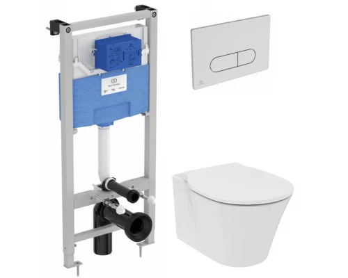 Инсталляция Ideal Standard Prosys с унитазом Connect Air Rimless, PR212101, сиденье микролифт, комплект