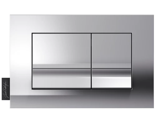 Инсталляция Jacob Delafon E21749RU-00 с безободковым унитазом Rodin+ EDY102, сиденье микролифт, клавиша хром, (E29025+E20858-CP+EDY102+E23280)