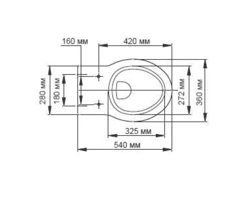 Подвесной унитаз Jacob Delafon Ove в комплекте с сиденьем E70005 SoftClose, E1585-00 (GM)