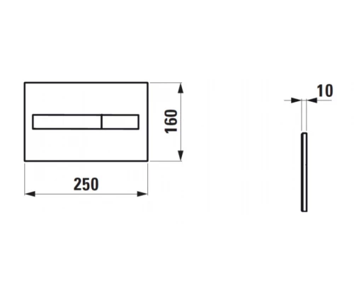 Инсталляция Laufen с безободковым унитазом Laufen Pro Rimless 8.6996.6.000.000.R, кнопка, сиденье микролифт, комплект Pack Laufen Pro Rimless