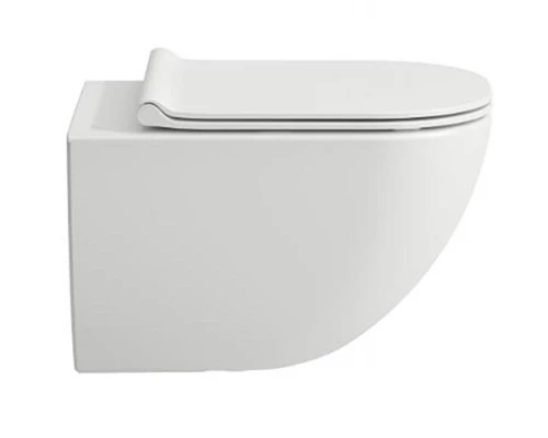 Подвесной унитаз Laufen Basal Combipack безободковый, крышка микролифт, крепление Easyfit, белый, 8.66E1.0.000.000.1
