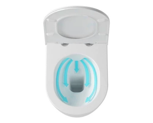 Подвесной безободковый унитаз Ravak Uni Chrome RimOFF, X01535