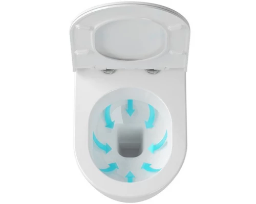 Подвесной безободковый унитаз Ravak Uni Chrome, X01516