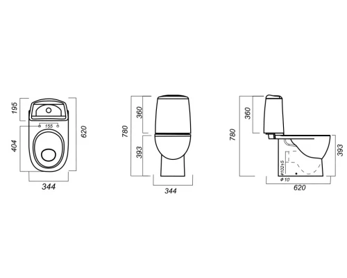 Напольный унитаз Sanita Luxe Best BSTSLCC04020522 крышка микролифт
