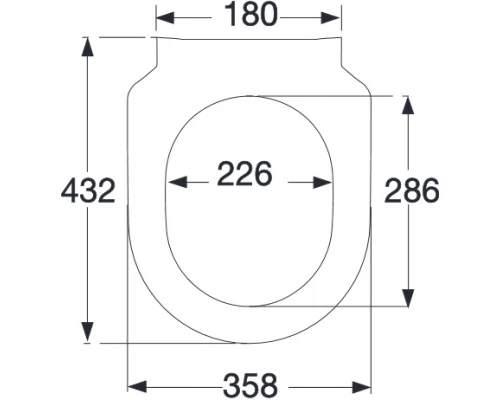 Подвесной безободковый унитаз Villeroy&Boch Subway 2.0 5614R201 alpin, крышка с микролифтом