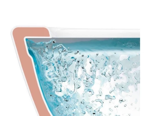 Подвесной безободковый унитаз Villeroy&Boch Subway 2.0 5614R2R1 с покрытием CeramicPlus с крышкой-сиденьем Slimseat с микролифтом, альпийский белый