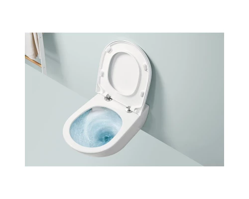 Подвесной унитаз Villeroy&Boch Subway 3.0 с сиденьем QuickRelease и Soft-Closing, 4670TSR1, альпийский белый, CeramicPlus