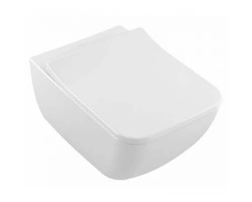 Подвесной безободковый унитаз Villeroy&Boch Venticello 4611RS01, крышка с микролифтом