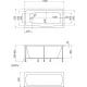 Акриловая ванна 1MarKa Viola 150 x 70 см (01ви1570)
