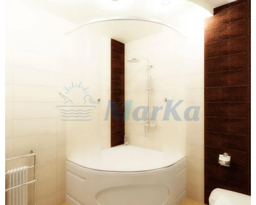 Акриловая ванна 1MarKa TRAPANI 140х140, угловая (01тр1414)