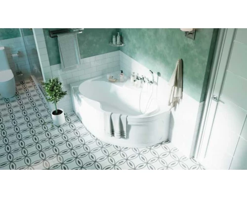 Ванна 1MarKa Aura, асимметричная, левая/правая, 160 x 105 см