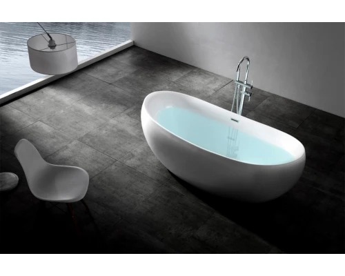 Ванна акриловая Abber AB9236, цвет - белый, 170 x 80 x 64 см