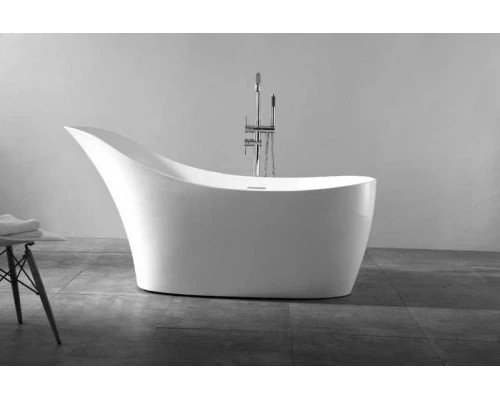 Ванна акриловая Abber AB9245, цвет - белый, 169 x 75 x 85 см