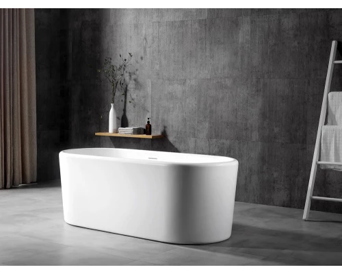 Ванна акриловая Abber AB9272-1.7 170 х 70 x 58 см отдельностоящая, белая