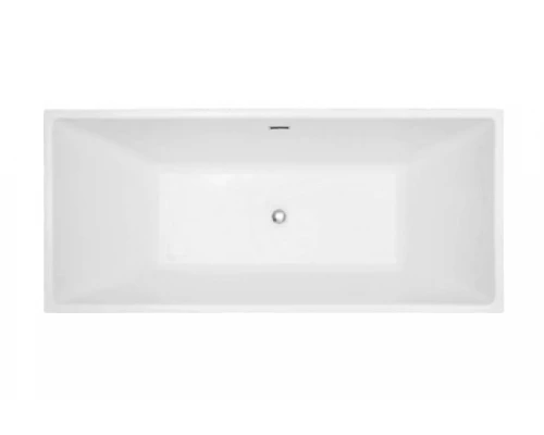 Ванна акриловая Abber AB9224-1.5 150 х 80 x 60 см без гидромассажа, отдельностоящая, белая