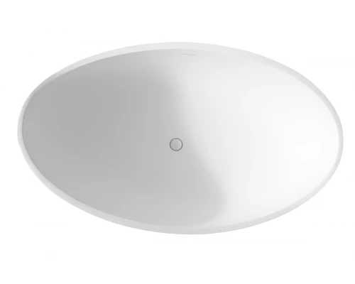 Ванна акриловая Abber AB9239 180 х 110 x 62 см без гидромассажа, отдельностоящая, белая