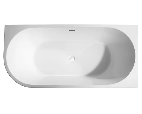 Ванна акриловая Abber AB9257-1.7 L/R 170 х 78 x 60 см без гидромассажа, пристенная, белая, левая/правая