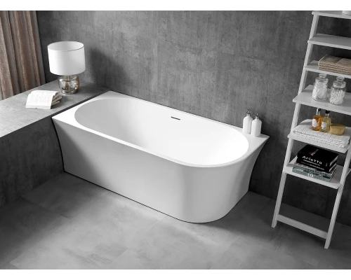 Ванна акриловая Abber AB9257-1.7 L/R 170 х 78 x 60 см без гидромассажа, пристенная, белая, левая/правая