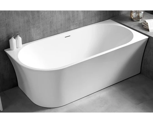 Ванна акриловая Abber AB9257-1.7 L/R 170 х 78 x 60 см без гидромассажа, пристенная, белая, левая/правая