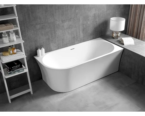 Ванна акриловая Abber AB9257-1.7 L/R 170 х 78 x 60 см без гидромассажа, пристенная, белая, левая/правая