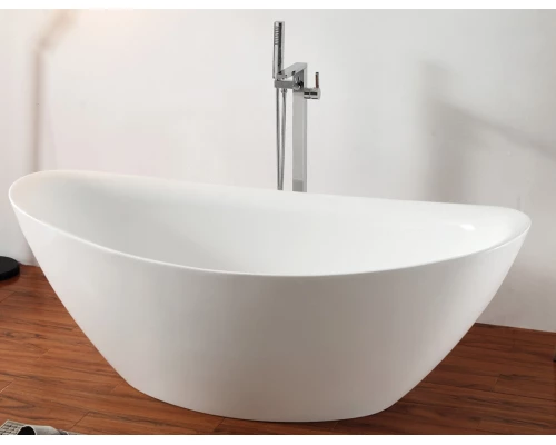 Акриловая ванна Abber AB9248, цвет - белый, 180 х 87 х 65 см