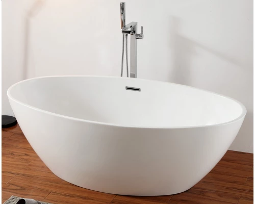 Ванна акриловая Abber AB9249, цвет - белый, 175 х 100 х 58 см