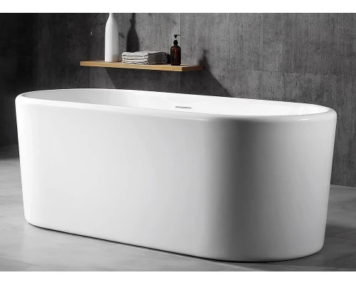 Ванна акриловая Abber AB9272-1.7 170 х 70 x 58 см отдельностоящая, белая