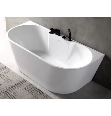 Ванна акриловая Abber AB9296-1.5 150 х 80 x 60 см пристенная, белая