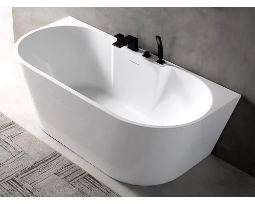 Ванна акриловая Abber AB9296-1.5 150 х 80 x 60 см пристенная, белая