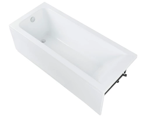 Ванна акриловая Aquanet Bright 170х70 см, с каркасом, белая, 267835