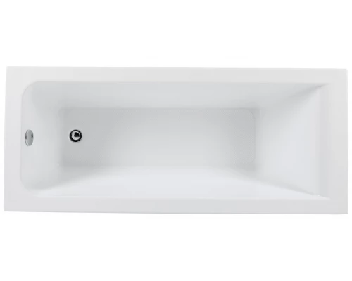 Ванна акриловая Aquanet Bright 170х70 см, с каркасом, белая, 267835