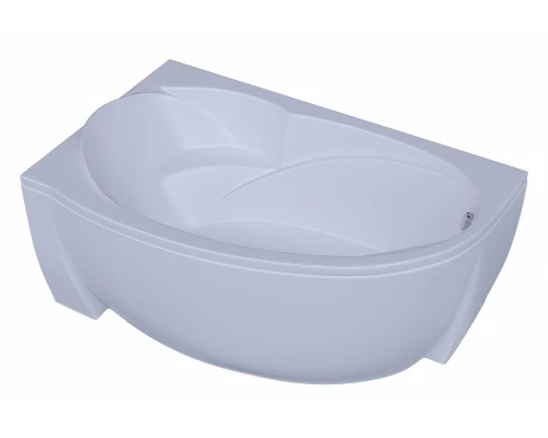 Ванна акриловая Aquatek Бетта 170 x 97 см с фронтальным экраном, вклеенный каркас, белая, левая/правая