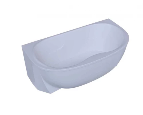 Ванна акриловая Aquatek Мелисса 180 x 95 см с фронтальным экраном, вклеенный каркас, белая, MEL180-0000031