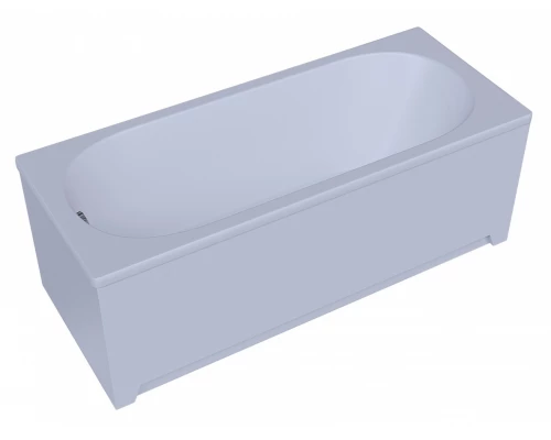Ванна акриловая Aquatek Оберон 170 x 70 см с фронтальным экраном, белая, слив слева/слив справа