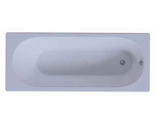 Ванна акриловая Aquatek Оберон 180 x 80 см с фронтальным экраном, белая, слив слева/слив справа