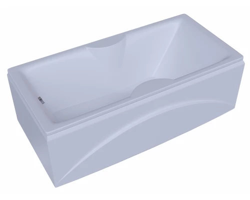 Ванна акриловая Aquatek Феникс 160 x 75 см с фронтальным экраном, белая, слив слева, FEN160-0000022